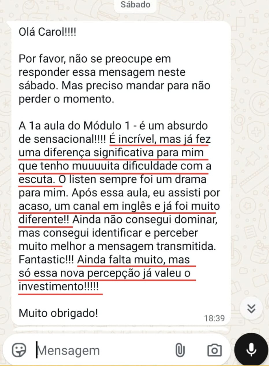 Depoimento de Ivo enviado por WhatsApp